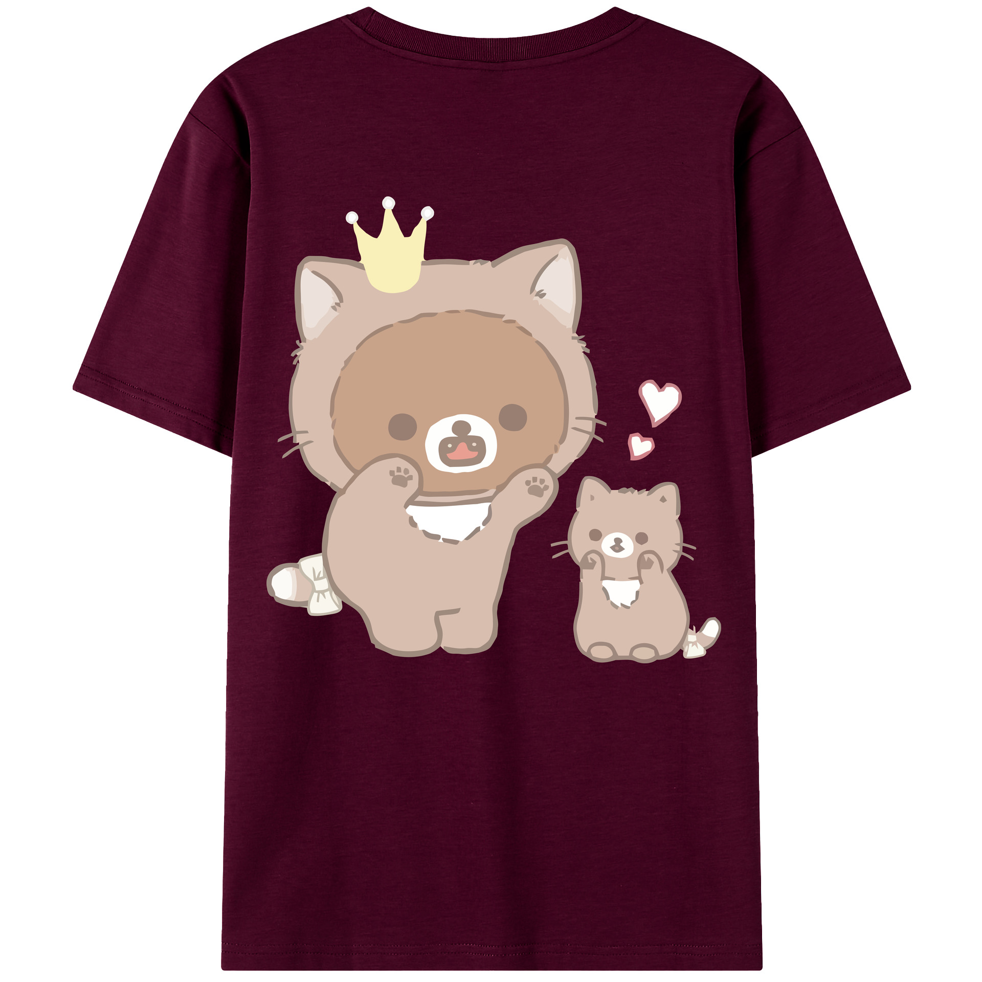 （画像用） リラックマ リラックマ キイロイトリ Rilakkuma Korilakkuma Kiiroitori レディース半袖Tシャツ(バックプリント)
